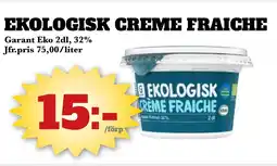 Bonum Matmarknad Ekologisk creme fraiche erbjuda