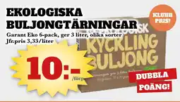 Bonum Matmarknad Ekologiska buljongtärningarsk erbjuda