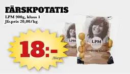 Bonum Matmarknad Färskpotatis erbjuda