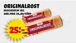 Nelins Originalrost erbjuda