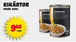 Nelins Kikärtor pride erbjuda