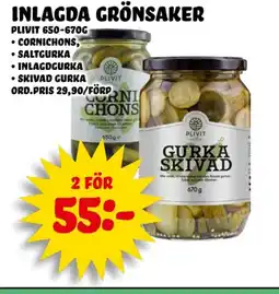 Nelins Inlagda grönsaker erbjuda