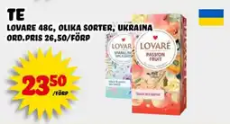 Nelins Te erbjuda
