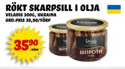 Nelins Rökt skarpsill i olja erbjuda