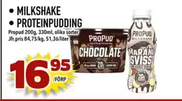 Nelins Milkshake • proteinpudding erbjuda