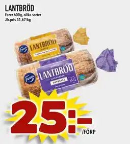 Nelins Lantbröd erbjuda