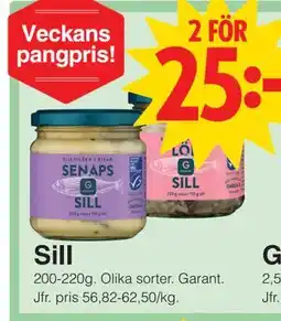 Matöppet Sill erbjuda