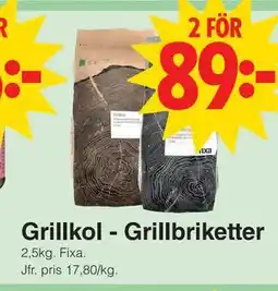 Matöppet Grillkol - Grillbriketter erbjuda