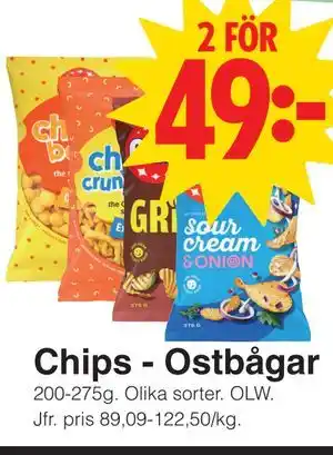 Chips - Ostbågar