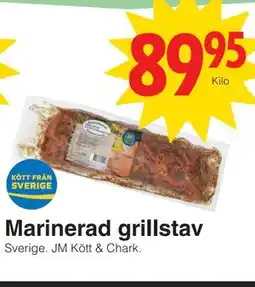 Matöppet Marinerad grillstav erbjuda