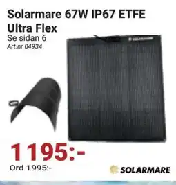 Erlandsons Brygga Solarmare 67W IP67 ETFE Ultra Flex erbjuda