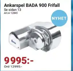 Erlandsons Brygga Ankarspel BADA 900 Frifall erbjuda
