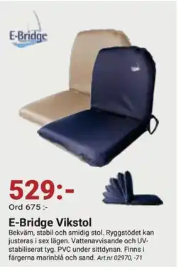 Erlandsons Brygga E-Bridge Vikstol erbjuda