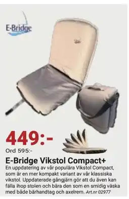 Erlandsons Brygga E-Bridge Vikstol Compact+ erbjuda