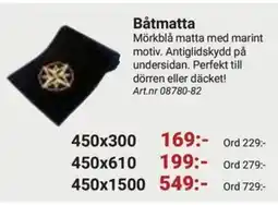 Erlandsons Brygga Båtmatta erbjuda