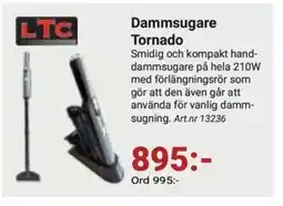 Erlandsons Brygga Dammsugare Tornado erbjuda