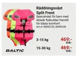 Erlandsons Brygga Räddningsväst Split Front erbjuda