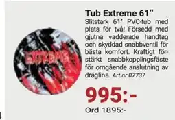 Erlandsons Brygga Tub Extreme 61" erbjuda