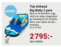 Erlandsons Brygga Tub Airhead Big Betty 2 pers erbjuda