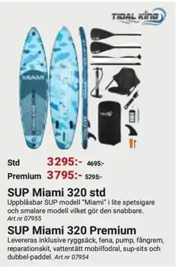 Erlandsons Brygga SUP Miami 320 std erbjuda