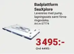 Erlandsons Brygga Badplattform SeaXplore erbjuda