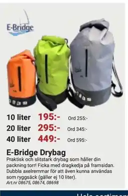 Erlandsons Brygga E-Bridge Drybag erbjuda