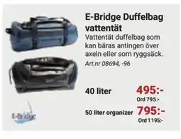 Erlandsons Brygga E-Bridge Duffelbag vattentät erbjuda