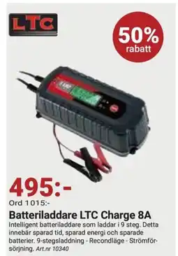Erlandsons Brygga Batteriladdare LTC Charge 8A erbjuda