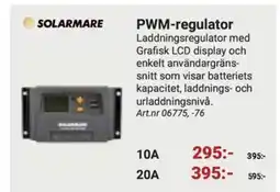 Erlandsons Brygga Solarmare PWM-regulator erbjuda