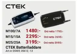 Erlandsons Brygga CTEK Batteriladdare erbjuda