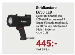 Erlandsons Brygga Strålkastare E650 LED erbjuda