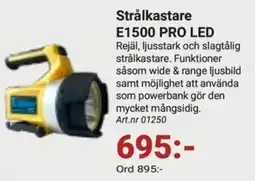 Erlandsons Brygga Strålkastare E1500 PRO LED erbjuda