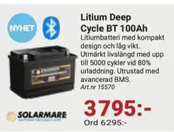 Erlandsons Brygga Litium Deep Cycle BT 100Ah erbjuda
