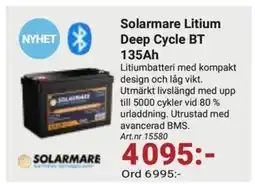 Erlandsons Brygga Solarmare Litium Deep Cycle BT 135Ah erbjuda