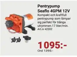 Erlandsons Brygga Pentrypump Seaflo 4GPM 12V erbjuda