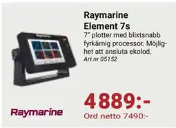 Erlandsons Brygga Raymarine Element 7s erbjuda