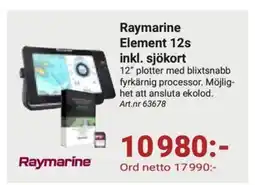 Erlandsons Brygga Raymarine Element 12s inkl. sjökort erbjuda