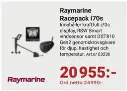 Erlandsons Brygga Raymarine Racepack i70s erbjuda