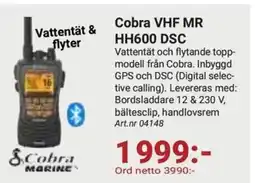 Erlandsons Brygga Cobra VHF MR HH600 DSC erbjuda