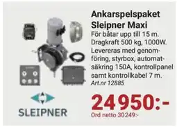 Erlandsons Brygga Ankarspelspaket Sleipner Maxi erbjuda