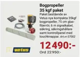 Erlandsons Brygga Bogpropeller 35 kgf paket erbjuda