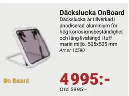 Erlandsons Brygga Däckslucka OnBoard erbjuda