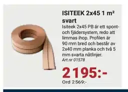 Erlandsons Brygga ISITEEK 2x45 1 m² svart erbjuda