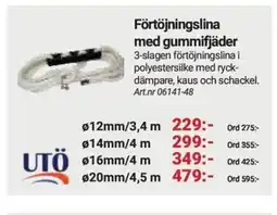 Erlandsons Brygga Förtöjningslina med gummifjäder erbjuda