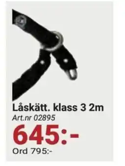 Erlandsons Brygga Låskätt. klass 3 erbjuda