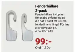 Erlandsons Brygga Fenderhållare 2-pack erbjuda