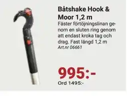 Erlandsons Brygga Båtshake Hook & Moor erbjuda