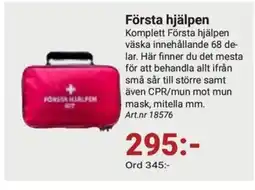 Erlandsons Brygga Första hjälpen erbjuda