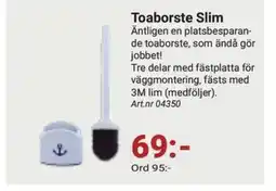Erlandsons Brygga Toaborste Slim erbjuda