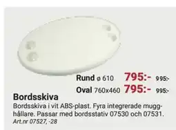 Erlandsons Brygga Bordsskiva erbjuda